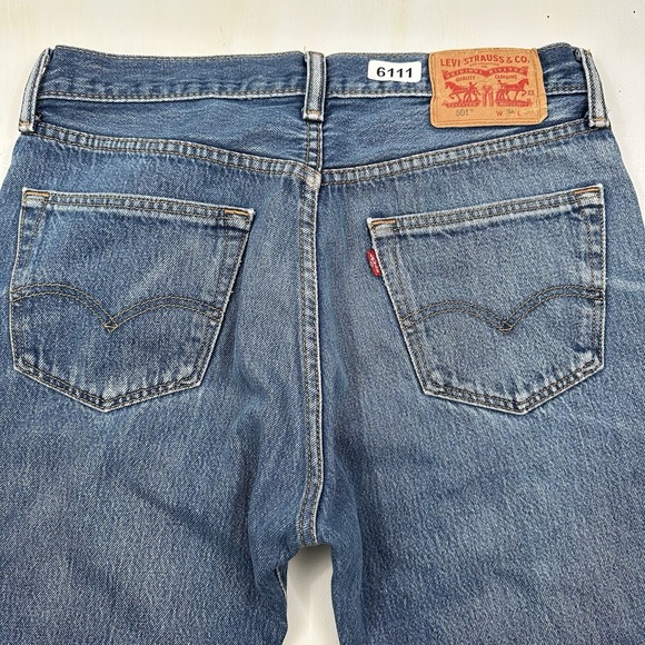 Levi's Other - Y2K Levi's 501 Jeans Men Meas 32x27 Blue Button Fly Denim Cotton Egypt Tag 34